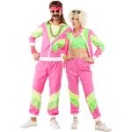 Pinke Buttinette 80er Jahre Kostüme aus Gummi für Herren Größe XL 