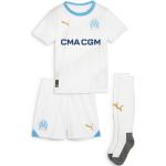 Trainingsanzug PUMA "Olympique de Marseille 23/24 Heimtrikot Mini-Kit Jugendliche" Gr. 92, blau (white clyde royal blue) Kinder Sportanzüge Puma (35243702-92)