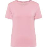 Pinke Vintage T-Shirts enganliegend für Damen Größe L 