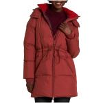 Reduzierte Rote Tranquillo Nachhaltige Kapuzenmäntel aus Polyester für Damen Größe S für den für den Winter 