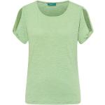 Reduzierte Grüne Langärmelige Tranquillo Bio Nachhaltige T-Shirts aus Jersey für Damen Größe XS 