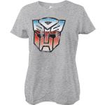 Graue Transformers T-Shirts für Damen Größe XXL 