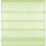Apfelgrüne Unifarbene Scheibengardinen & Küchengardinen aus Textil transparent 