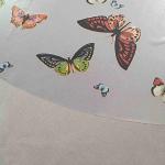 Motiv DecoHomeTextil Runde Runde Tischdecken 110 cm mit Insekten-Motiv 