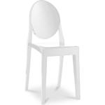 Reduzierte Weiße Moderne Transparente Stühle aus Kunststoff Outdoor Breite 50-100cm, Höhe 0-50cm, Tiefe 0-50cm 