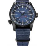 Reduzierte Blaue traser Armbanduhren mit GMT-Funktion 