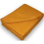 Goldene Unifarbene Moderne Betten-ABC Nachhaltige Babydecken aus Kunstfaser maschinenwaschbar 130x170 