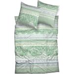 Grüne Traumschlaf Satinbettwäsche matt aus Mako-Satin 135x200 