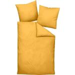 Gelbe Unifarbene Traumschlaf Bettwäsche Sets & Bettwäsche Garnituren 70x90 