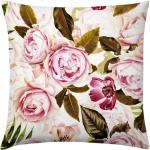 Rosa Vintage Traumschlaf Quadratische Dekokissenbezüge aus Polyester 40x40 