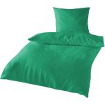 Apfelgrüne Unifarbene Seersucker Bettwäsche mit Reißverschluss aus Seersucker 240x220 