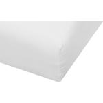 Weiße Traumschlaf Spannbettlaken & Spannbetttücher aus Jersey 140x200 