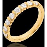 Reduzierte Edenly Memoire Ringe aus Gelbgold mit Diamant 