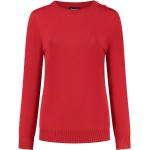 Rote Maritime Travelin' Strickpullover aus Baumwolle für Damen Größe XL 