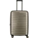 Goldene Travelite Kunststoffkoffer mit Reißverschluss 