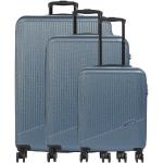 Reduzierte Blaue Travelite Trolley-Sets aus Kunststoff für Herren 3-teilig 