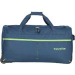 Marineblaue Travelite Basics Reisetaschen mit Rollen mit Reißverschluss 