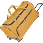 Gelbe Travelite Basics Reisetaschen mit Rollen aus Kunstfaser 
