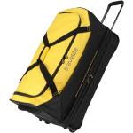 Gelbe Reisetaschen mit Rollen 