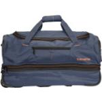 Blaue Travelite Basics Reisetaschen mit Rollen 98l Klein 