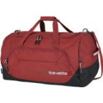 Rote Unifarbene Travelite Kick Off Reisetaschen 73l aus Polyester 