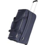 Blaue Travelite Reisetaschen mit Rollen 71l aus Kunststoff 