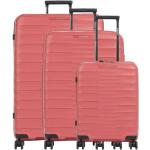 Rote Travelite Trolley-Sets aus Kunststoff für Herren 3-teilig 