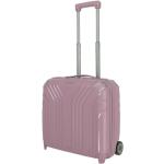 Pinke Travelite Koffer 39l aus Kunstfaser gepolstert 