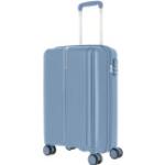 Blaue Travelite Handgepäck-Trolleys & Kabinentrolleys 33l mit Reißverschluss aus Kunststoff Klein 