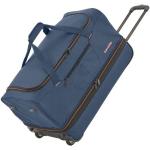 Marineblaue Travelite Basics Reisetaschen mit Rollen 98l für Herren 