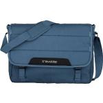 Blaue Travelite Messenger Bags & Kuriertaschen aus Kunstfaser mit Laptopfach 