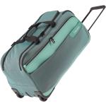 Khakifarbene Unifarbene Travelite Reisetaschen mit Rollen 61l aus Polyester 