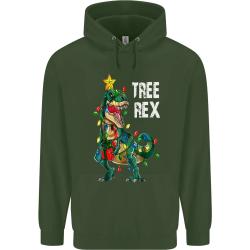 Tree Rex T-Rex Lustige Weihnachten Dinosaurier Herren Kapuzenpullover