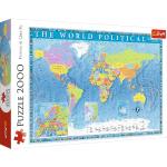 Reduzierte 2000 Teile Trefl Puzzles mit Weltkartenmotiv für ab 12 Jahren 