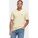 Reduzierte Gelbe adidas Essentials T-Shirts für Herren Größe XS 