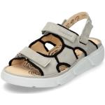 Hellgraue Ganter Nachhaltige Outdoor-Sandalen aus Leder für Damen Größe 40 für den für den Sommer 