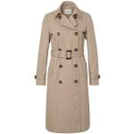 Beige TCHIBO Nachhaltige Trenchcoats mit Knopf für Damen Größe XL für den für den Winter 
