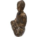 Goldene Moderne 50 cm Buddha-Gartenfiguren aus Kunststein 
