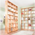 Hellbraune Moderne Bio Bücherregale geölt aus Massivholz 