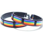 Bunte Geflochtene Minimalistische LGBT Wickelarmbänder für Damen für Partys 