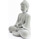 Beige Asiatische 18 cm Buddha Figuren aus Kunststein 
