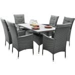 TrendLine Globus Dining Lounge Sets aus Holz Breite 100-150cm, Höhe 50-100cm, Tiefe 50-100cm 7-teilig 