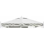 Weiße TrendLine Globus Korsika Pavillondächer aus Polyester 3,5x3,5 
