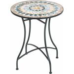 Primaster - TrendLine Gartentisch Provence Mosaik 60 cm Tisch Beistelltisch Terrassentisch