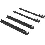 Schwarze Trendline Tischbeine & Tischfüße aus Stahl 4-teilig 