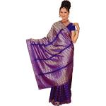 Lila Trendofindia Saris für Damen Einheitsgröße 
