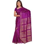 Lila Trendofindia Saris für Damen Größe S 