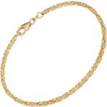 Goldene Königsarmbänder & Königsketten Armbänder aus Gold 14 Karat für Damen 