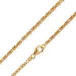 Goldene trendor Königsketten aus Gold 9 Karat für Damen 