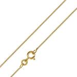 trendor Halskette für Anhänger Gold 333 / 8K Venezianer Kette 0,7 mm eleganter Halsschmuck aus Echtgold für Damen, wunderschöne Geschenkidee, 39692-36 36 cm